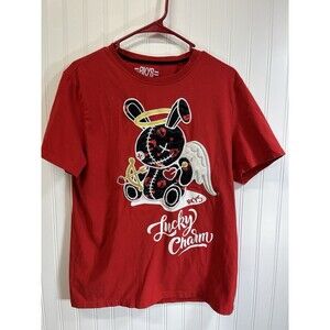 BKYS Lucky Charms Angel Embroidered Shirt. Sz M  12- 14See photo for‎ condition,